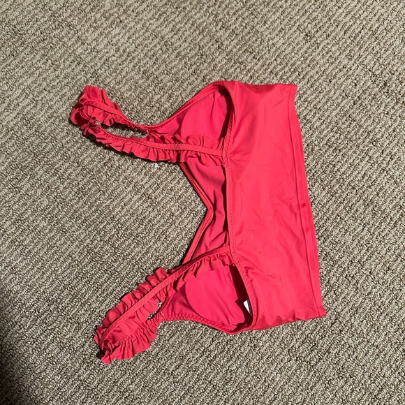 Aerie Red Ruffle Bikini Set - Picture 3 of 7